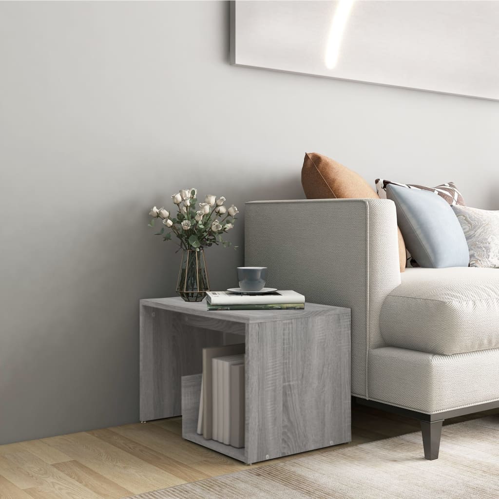 Table d'appoint Sonoma gris 59x36x38 cm Bois d'ingénierie - XIOS