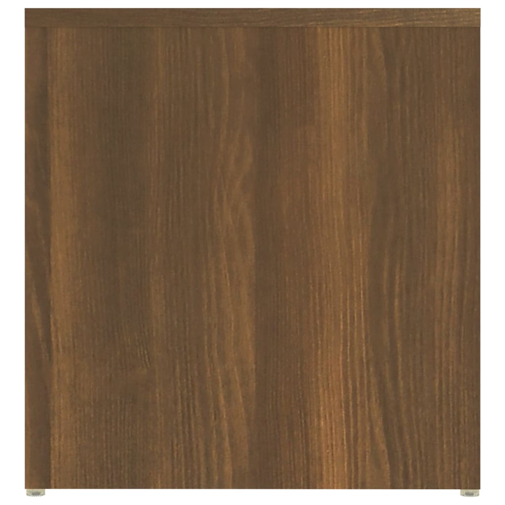 Table d'appoint Chêne marron 59x36x38 cm Bois d'ingénierie - XIOS