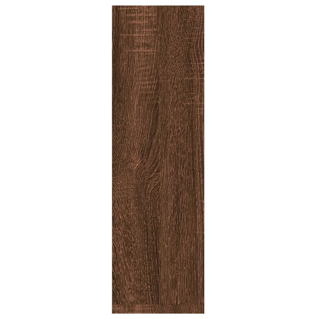 Étagères murales 2 pcs Chêne marron 50x15x50 cm Bois ingénierie - XIOS