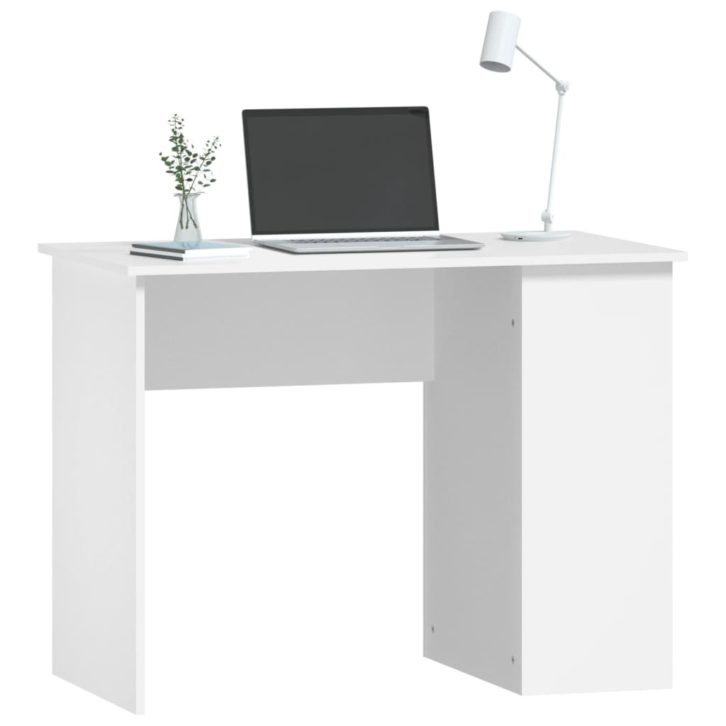 Bureau Blanc 100x55x75 cm Bois d'ingénierie Bureaux vidaXL