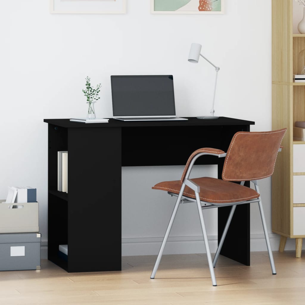 Bureau Noir 100x55x75 cm Bois d'ingénierie - XIOS