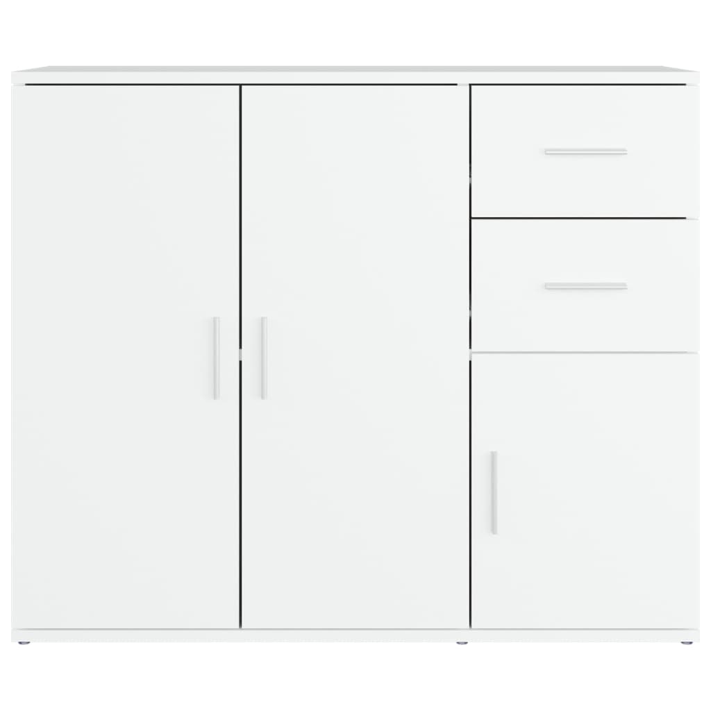 Buffet Blanc 91x29,5x75 cm Bois d'ingénierie - XIOS