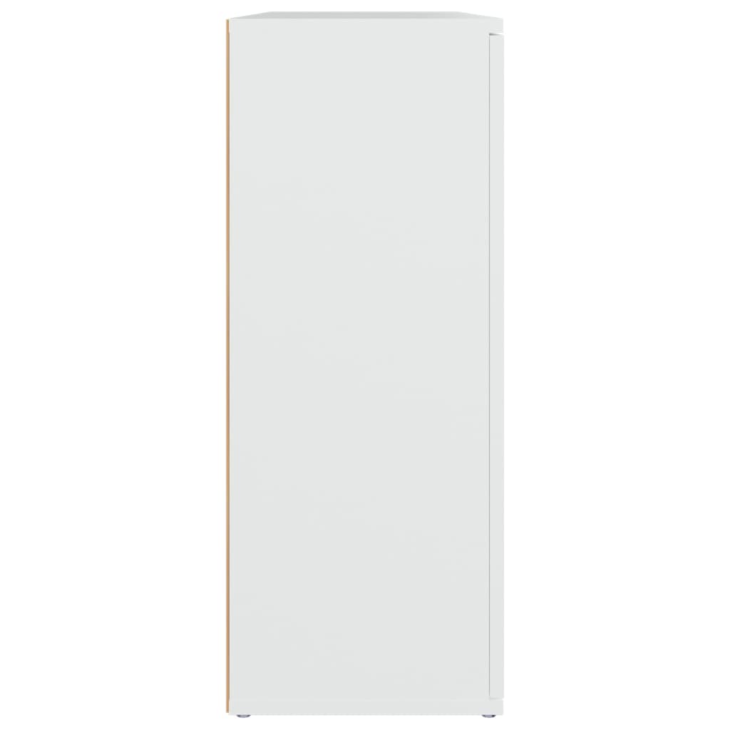 Buffet Blanc 91x29,5x75 cm Bois d'ingénierie - XIOS