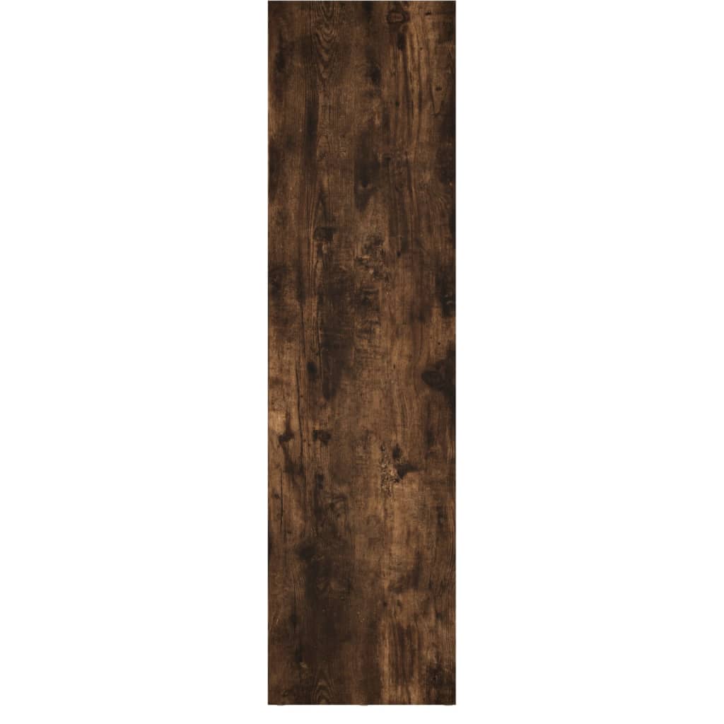 Bibliothèque/Meuble TV chêne fumé 36x30x114cm bois d'ingénierie - XIOS