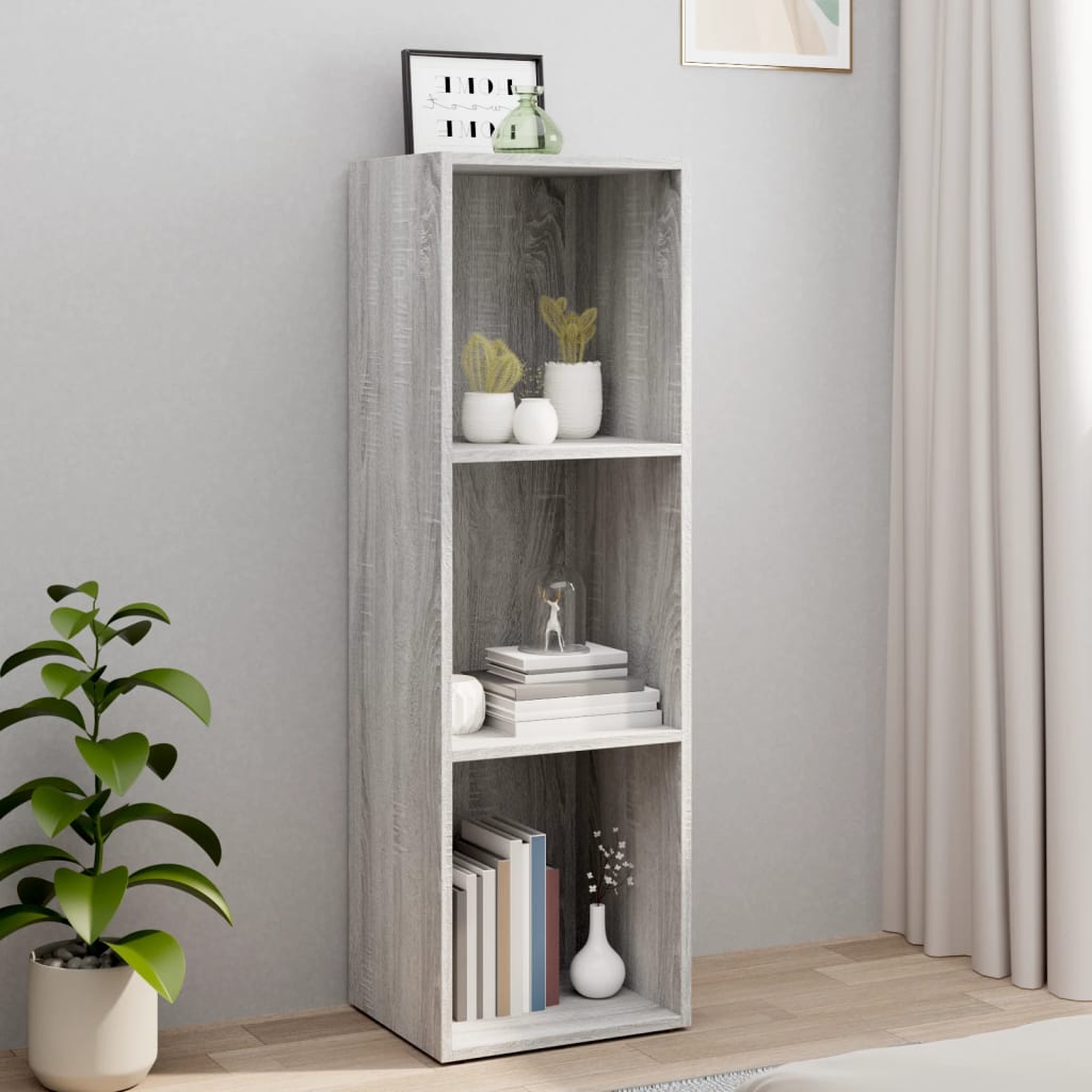 Bibliothèque/Meuble TV sonoma gris 36x30x114 cm bois ingénierie - XIOS