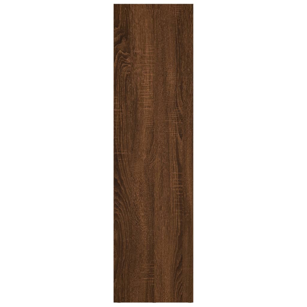 Bibliothèque/Meuble TV chêne marron 36x30x114cm bois ingénierie - XIOS