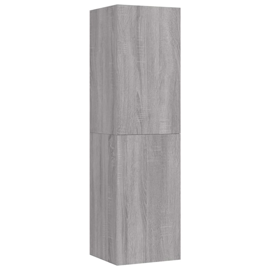 Meuble TV mural Sonoma gris 30,5x30x110 cm - XIOS