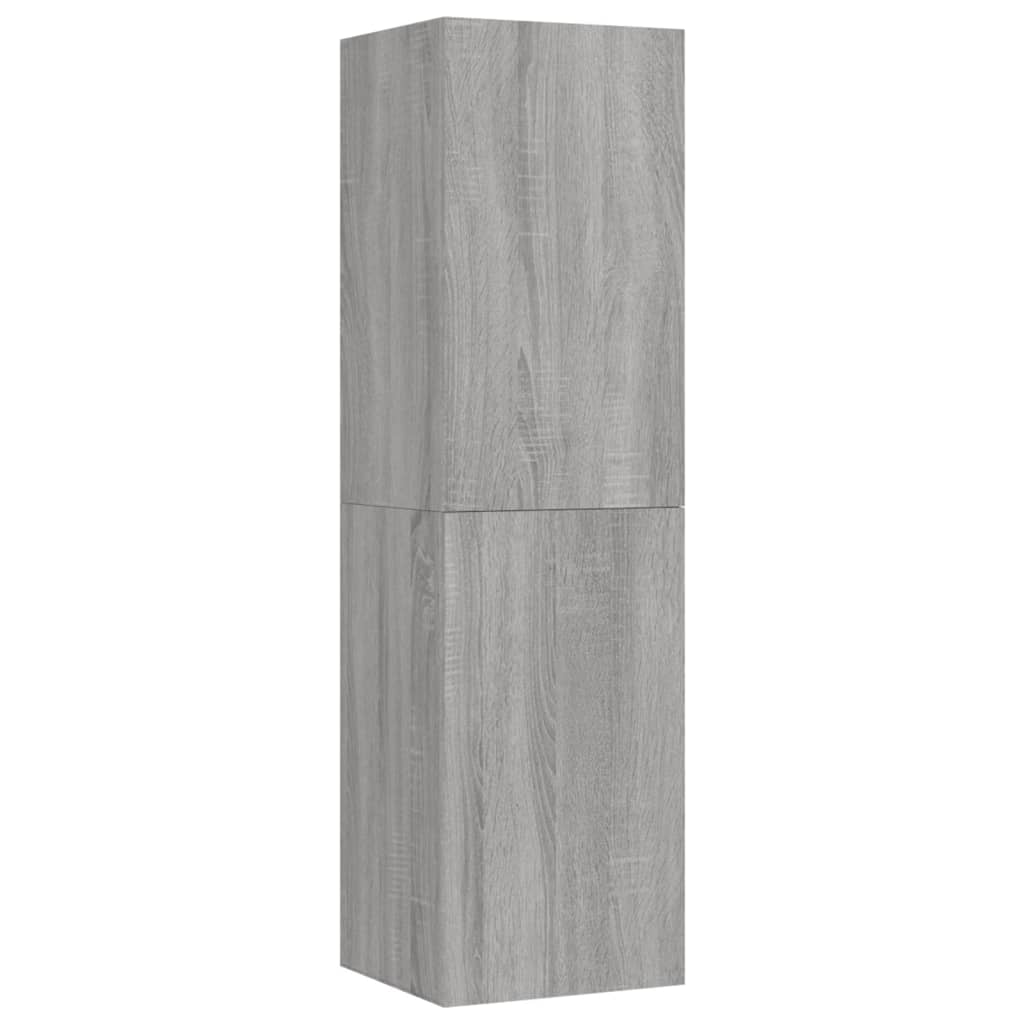 Meubles TV muraux 2 pcs Sonoma gris 30,5x30x110 cm - XIOS
