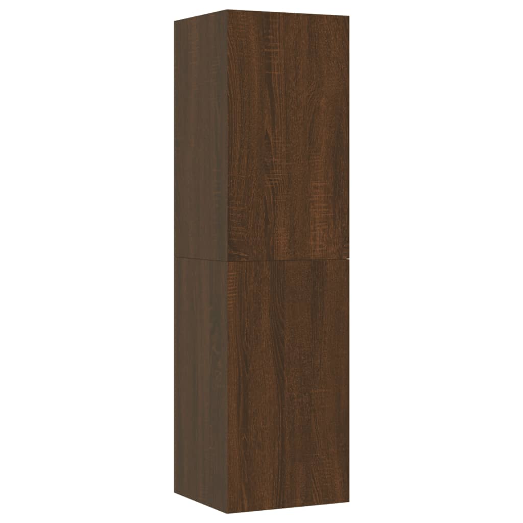 Meuble TV mural Chêne marron 30,5x30x110 cm - XIOS