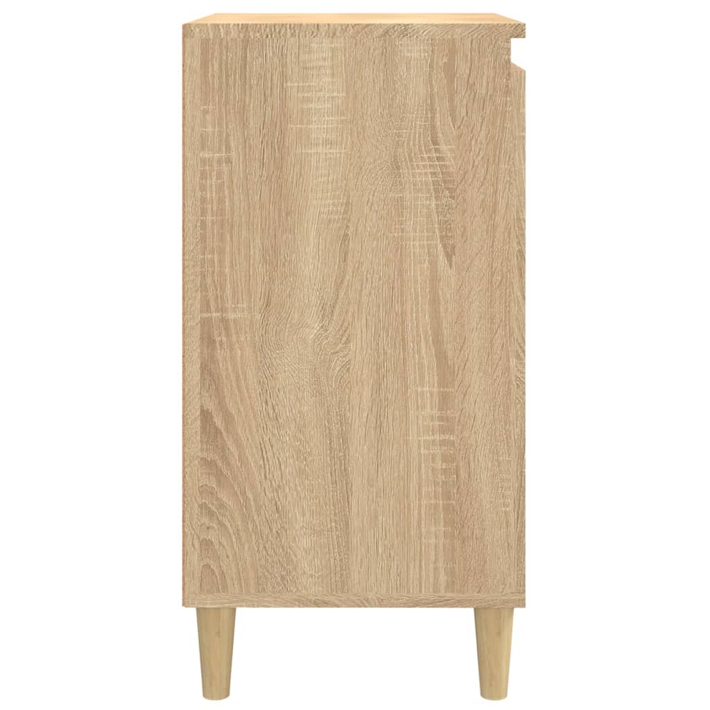 Tables de chevet 2pcs chêne sonoma 40x35x70cm bois d'ingénierie - XIOS