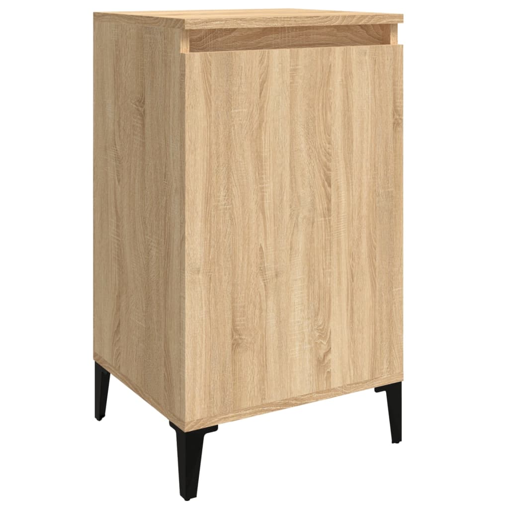 Tables de chevet 2pcs chêne sonoma 40x35x70cm bois d'ingénierie - XIOS