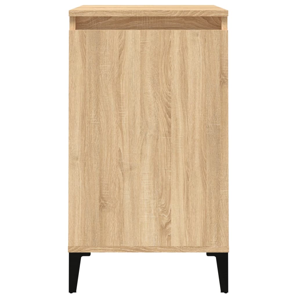 Tables de chevet 2pcs chêne sonoma 40x35x70cm bois d'ingénierie - XIOS