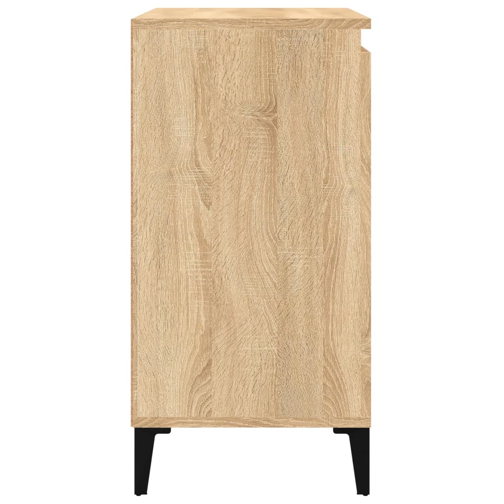 Tables de chevet 2pcs chêne sonoma 40x35x70cm bois d'ingénierie - XIOS