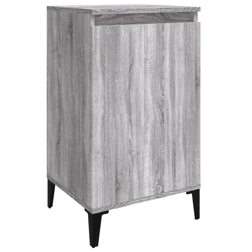 Table de chevet sonoma gris 40x35x70 cm bois d'ingénierie - XIOS