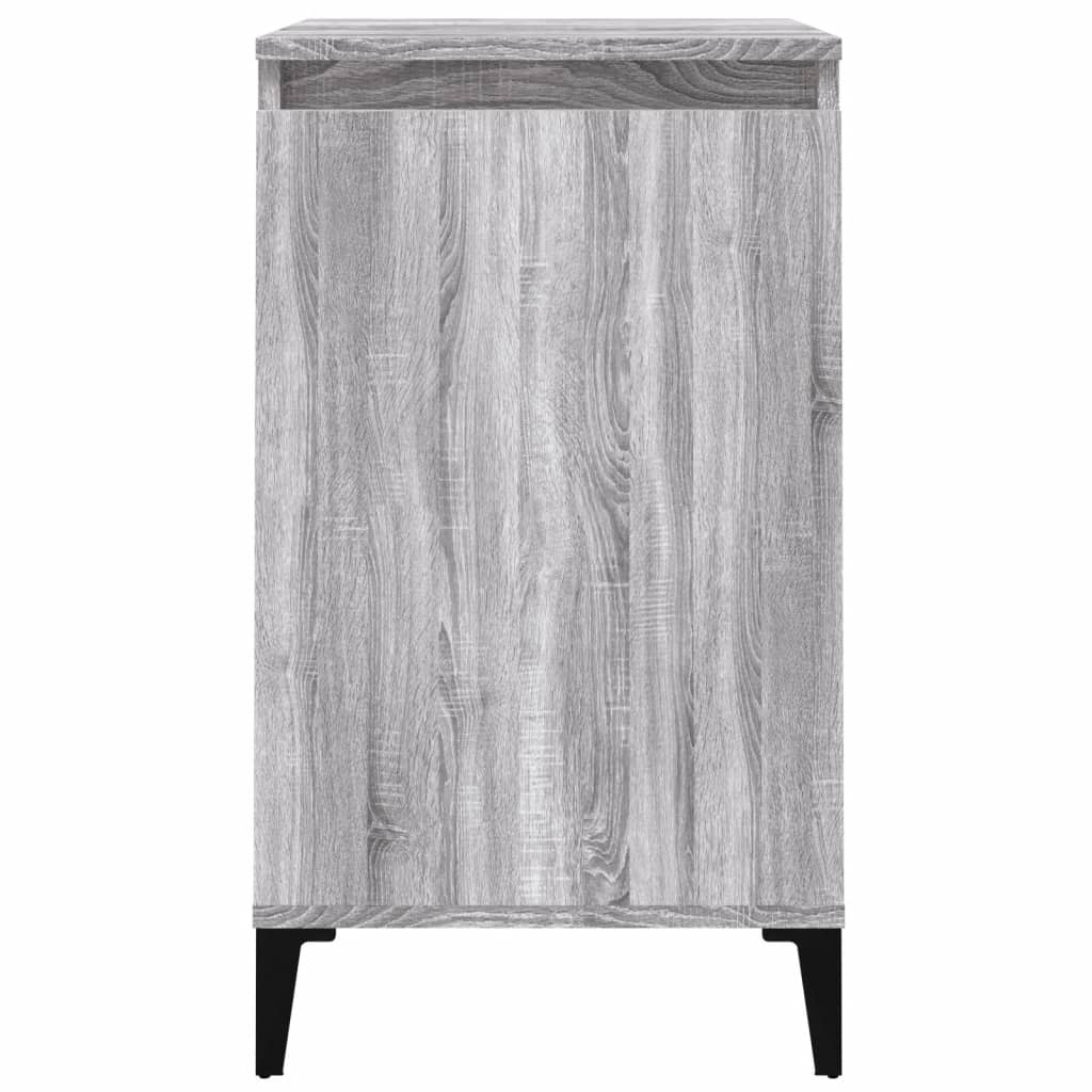 Table de chevet sonoma gris 40x35x70 cm bois d'ingénierie - XIOS