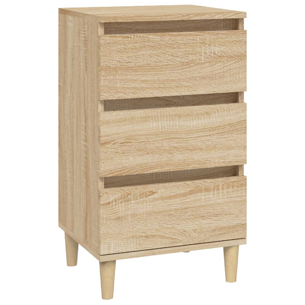 Table de chevet chêne sonoma 40x35x70 cm bois d'ingénierie - XIOS