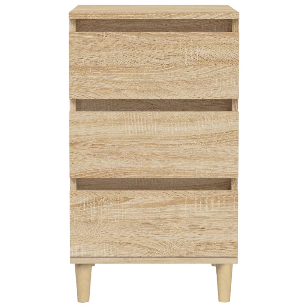 Table de chevet chêne sonoma 40x35x70 cm bois d'ingénierie - XIOS