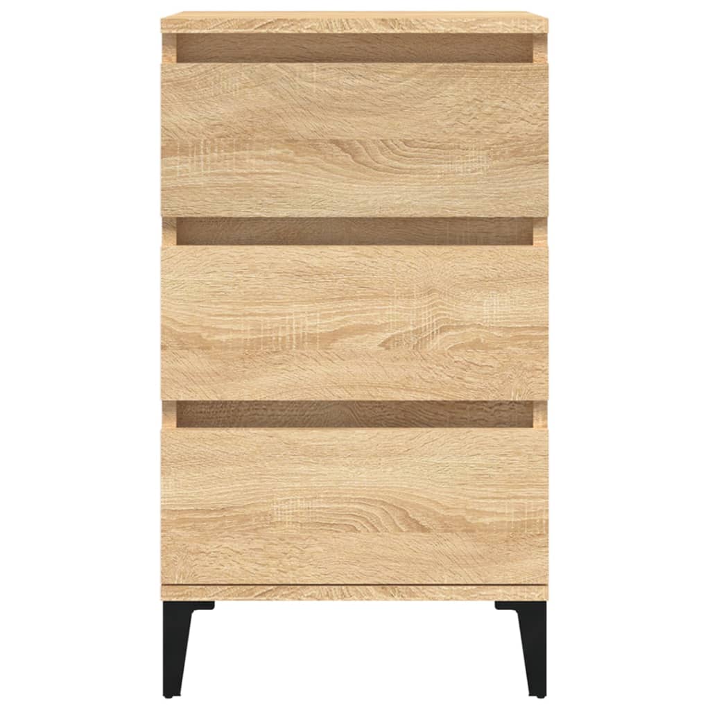 Table de chevet chêne sonoma 40x35x70 cm bois d'ingénierie - XIOS