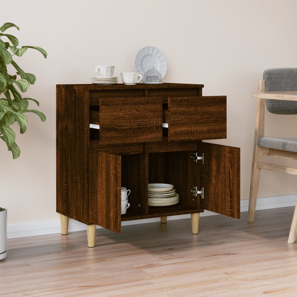 Buffet Chêne marron 60x35x70 cm Bois d'ingénierie - XIOS