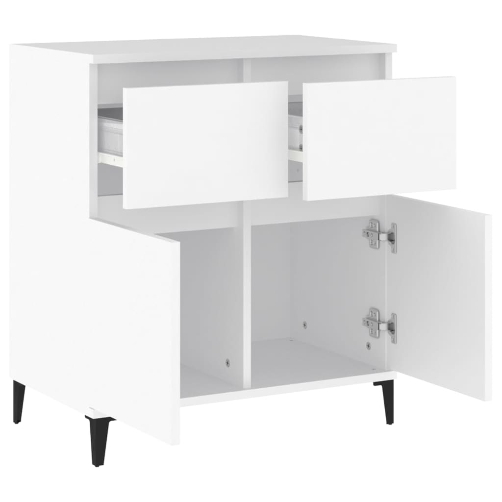 Buffet Blanc 60x35x70 cm Bois d'ingénierie - XIOS