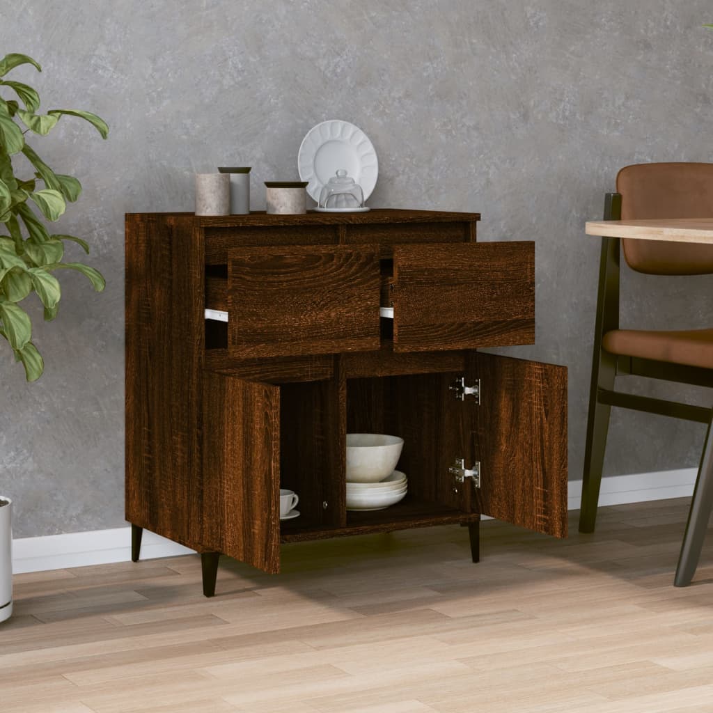 Buffet Chêne marron 60x35x70 cm Bois d'ingénierie - XIOS