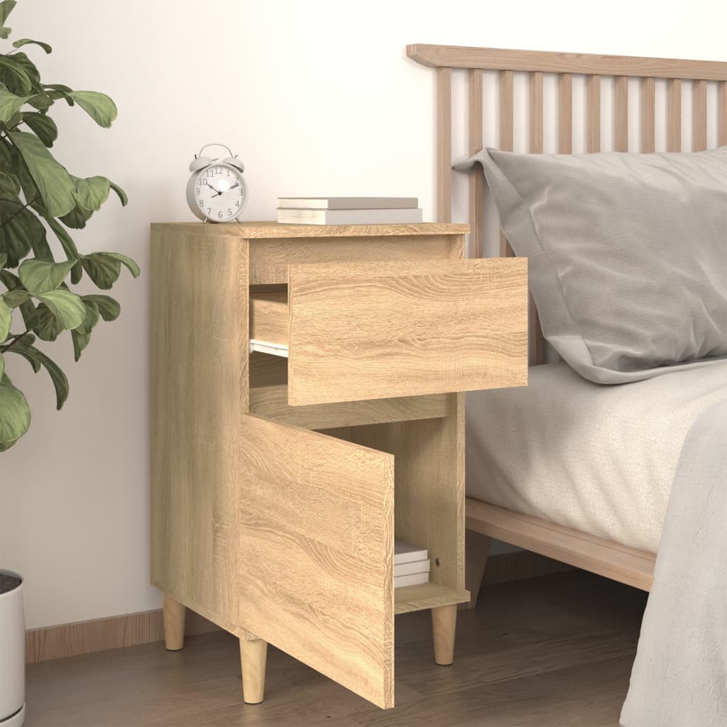 Tables de chevet 2 pcs chêne sonoma 40x35x70 cm - XIOS