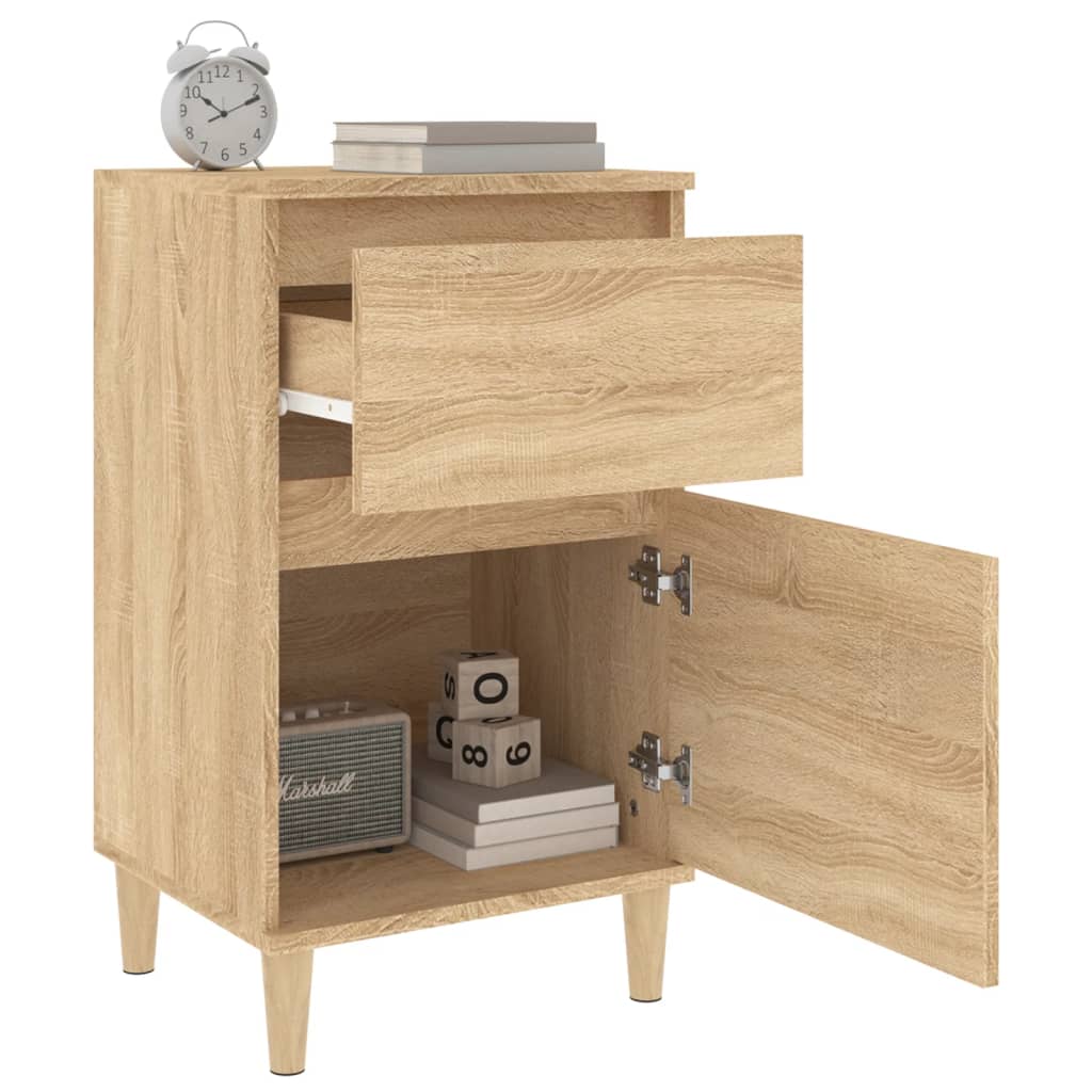 Tables de chevet 2 pcs chêne sonoma 40x35x70 cm - XIOS