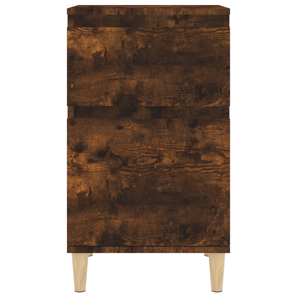 Tables de chevet 2 pcs chêne fumé 40x35x70 cm - XIOS