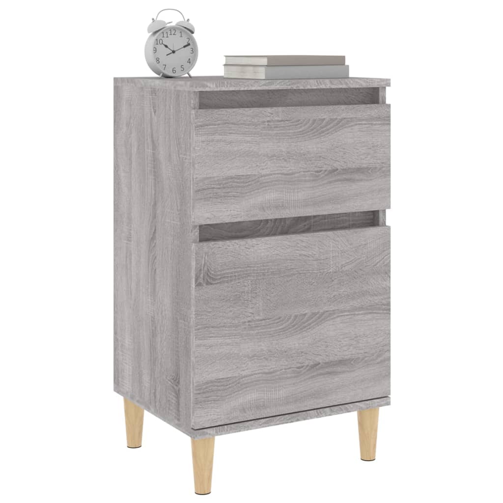 Table de chevet sonoma gris 40x35x70 cm - XIOS