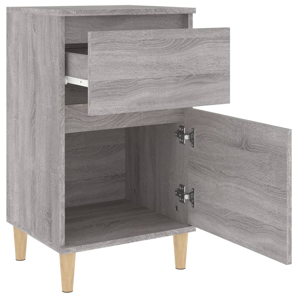Table de chevet sonoma gris 40x35x70 cm - XIOS