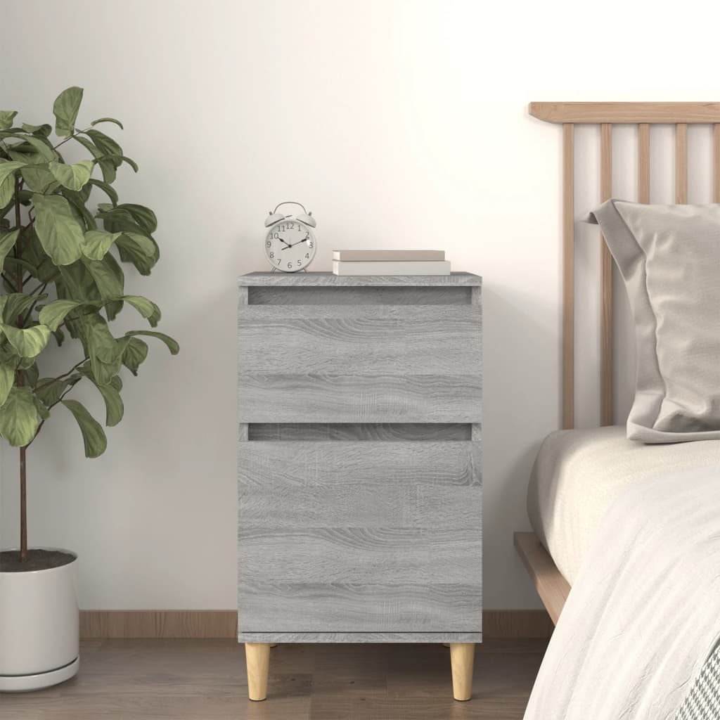 Table de chevet sonoma gris 40x35x70 cm - XIOS