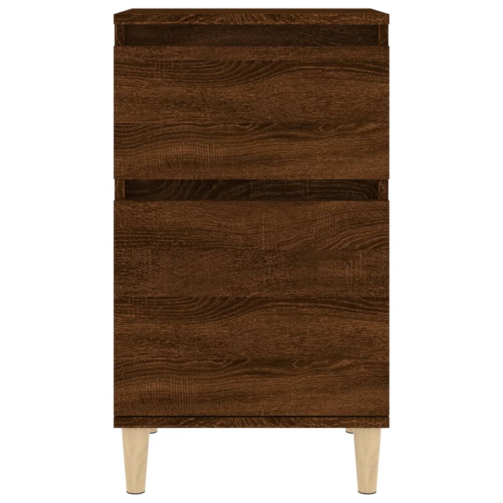 Tables de chevet 2 pcs chêne marron 40x35x70 cm - XIOS