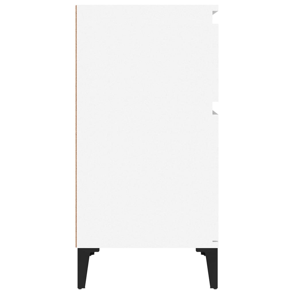 Tables de chevet 2 pcs blanc 40x35x70 cm - XIOS