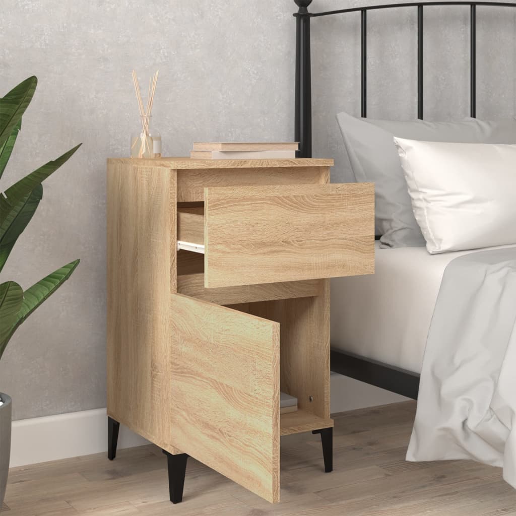 Tables de chevet 2 pcs chêne sonoma 40x35x70 cm - XIOS