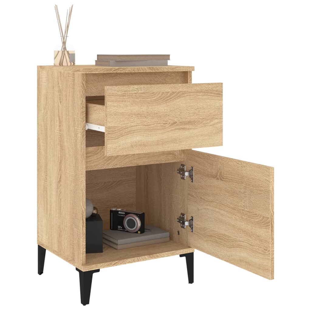 Tables de chevet 2 pcs chêne sonoma 40x35x70 cm - XIOS