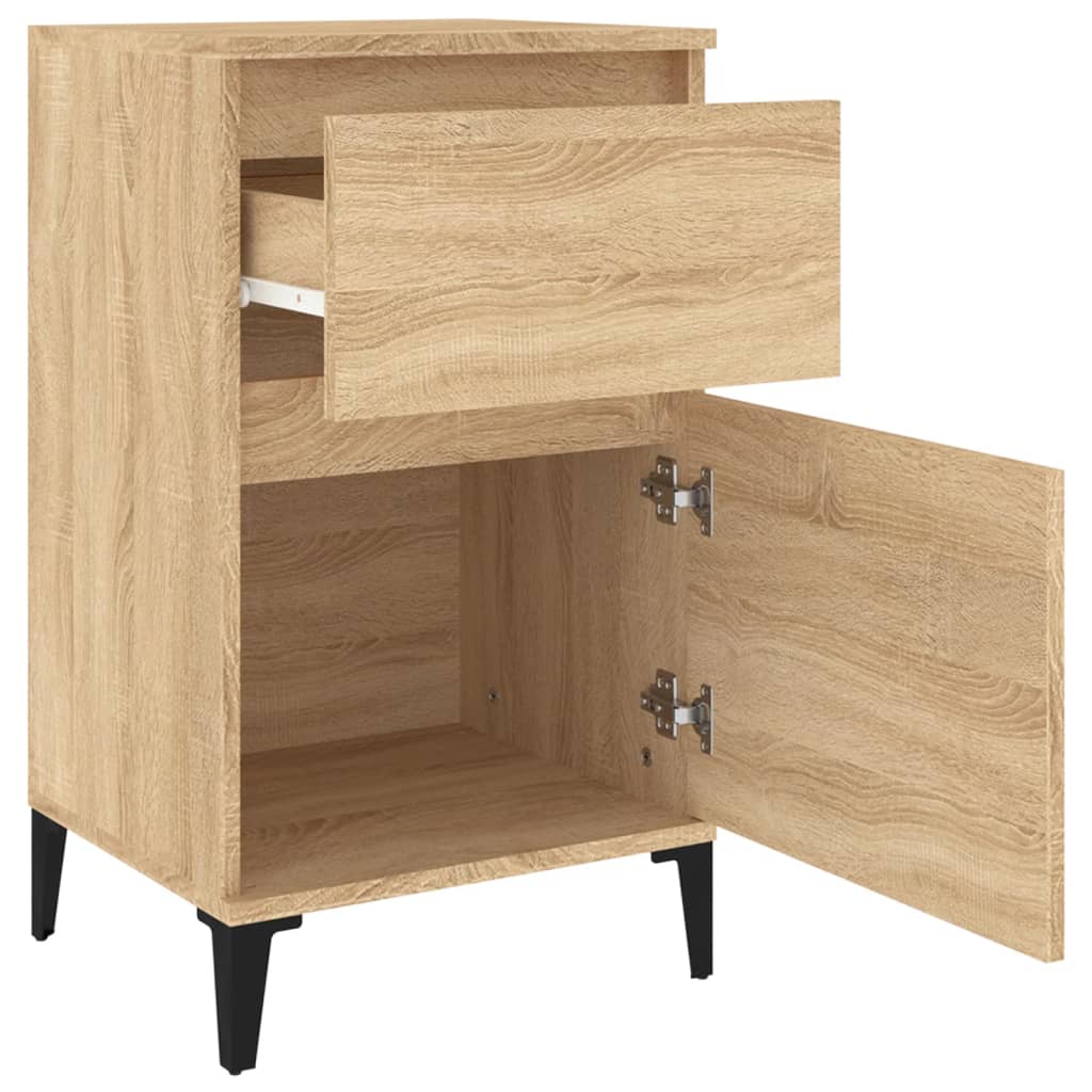 Tables de chevet 2 pcs chêne sonoma 40x35x70 cm - XIOS