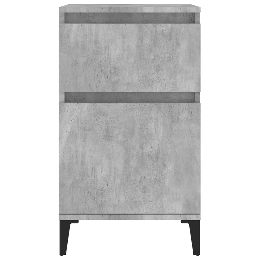 Table de chevet gris béton 40x35x70 cm - XIOS
