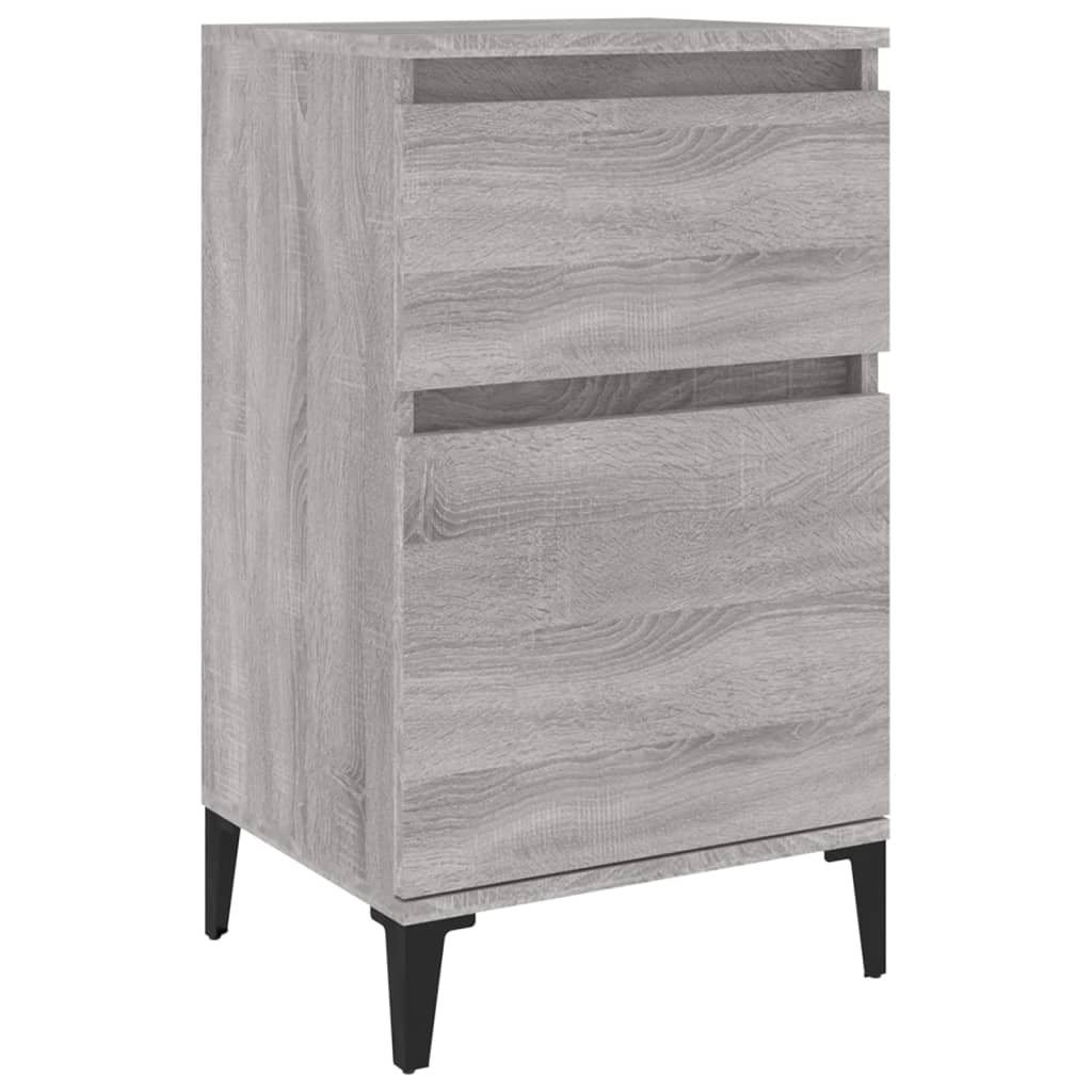 Table de chevet sonoma gris 40x35x70 cm - XIOS