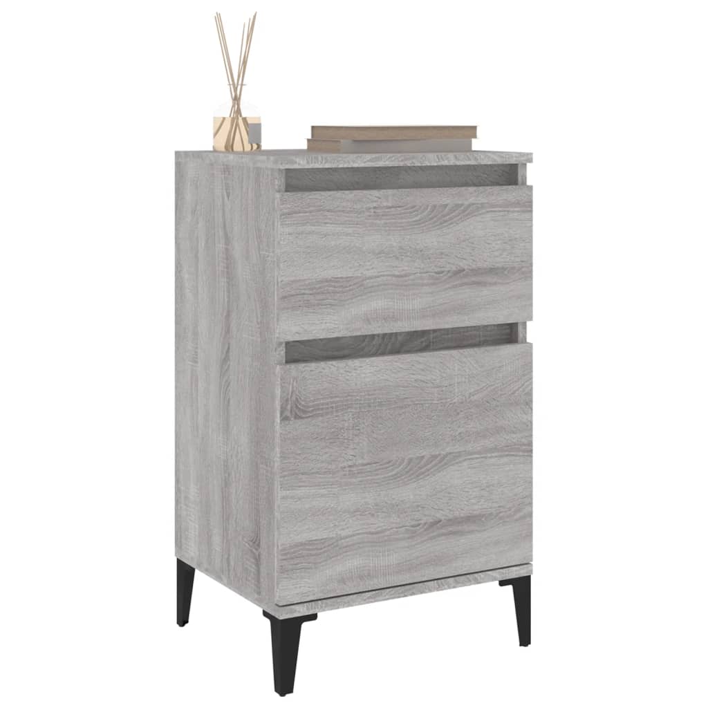 Table de chevet sonoma gris 40x35x70 cm - XIOS