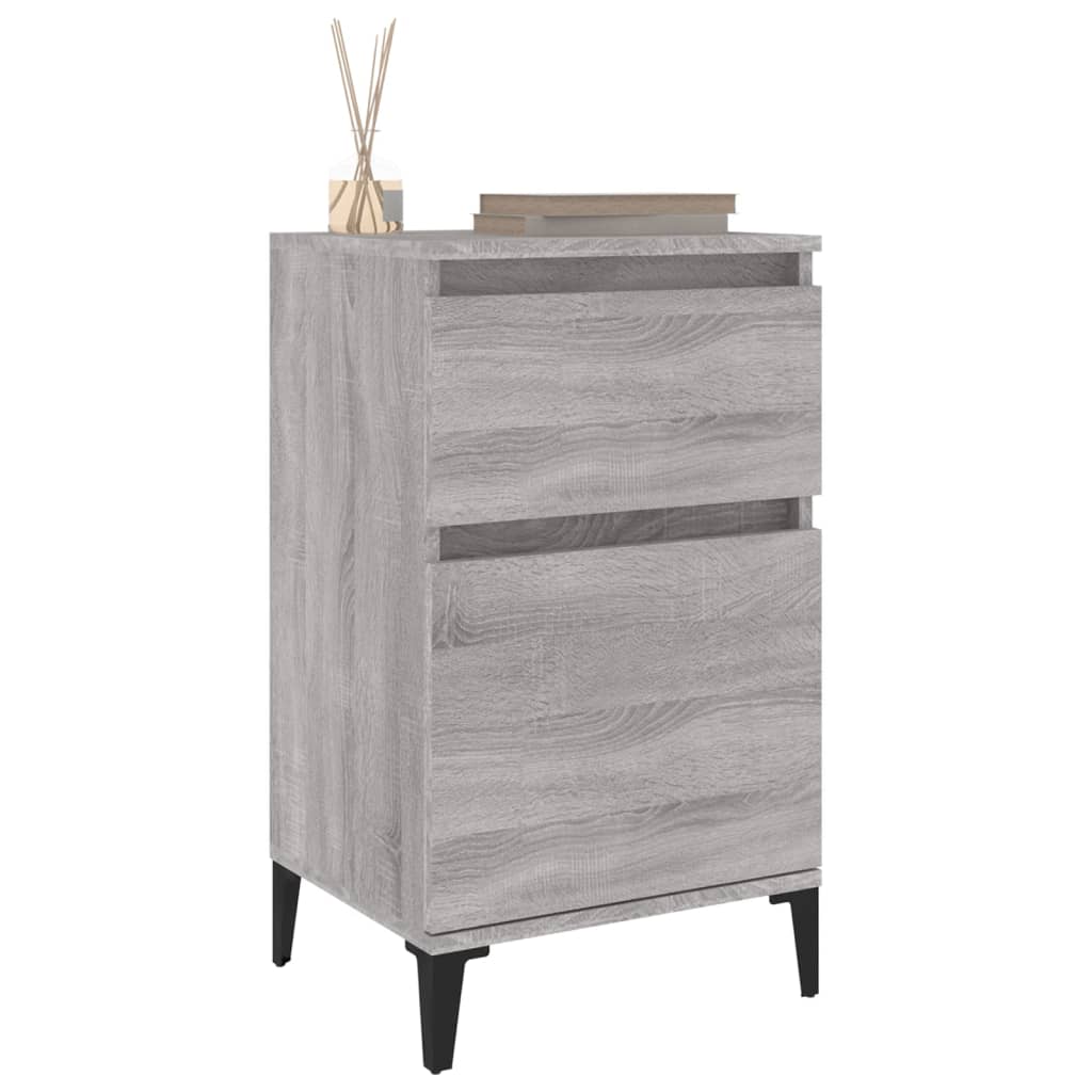 Tables de chevet 2 pcs sonoma gris 40x35x70 cm - XIOS