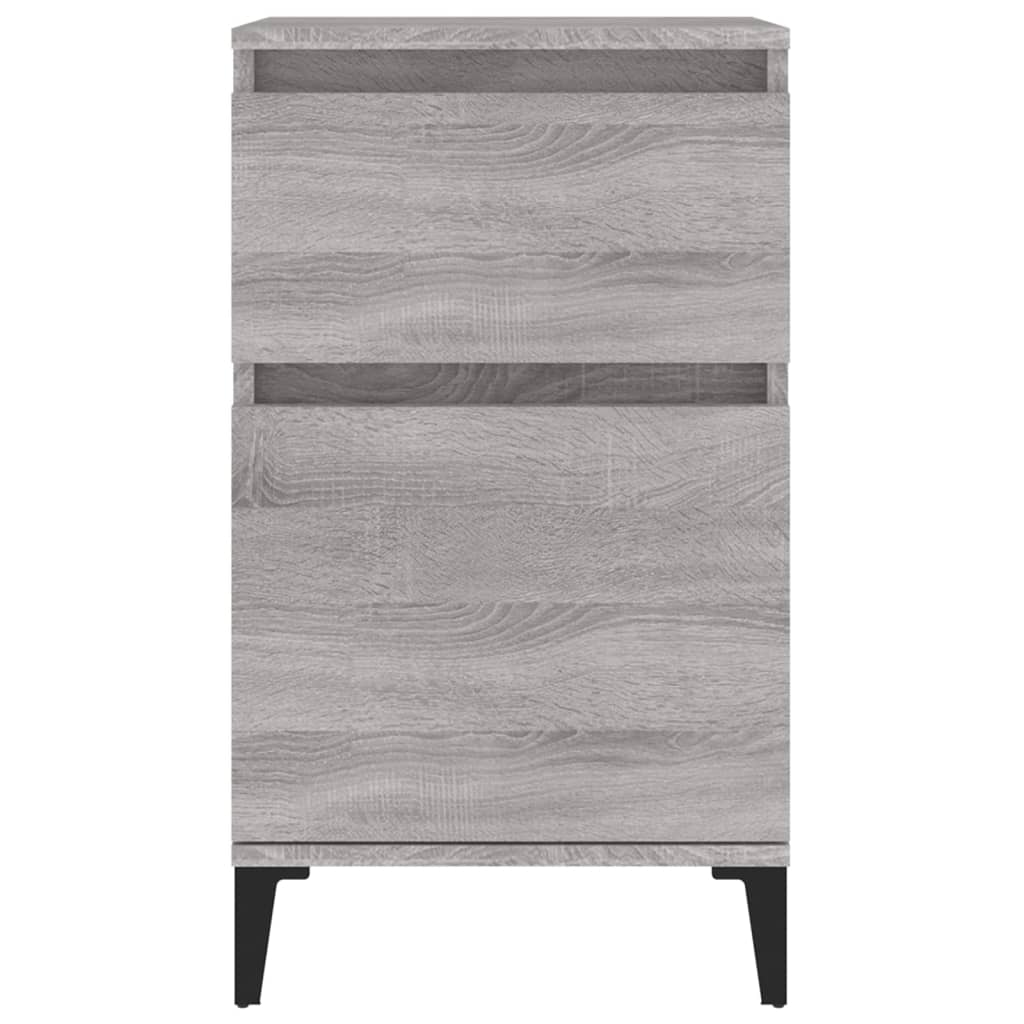 Tables de chevet 2 pcs sonoma gris 40x35x70 cm - XIOS