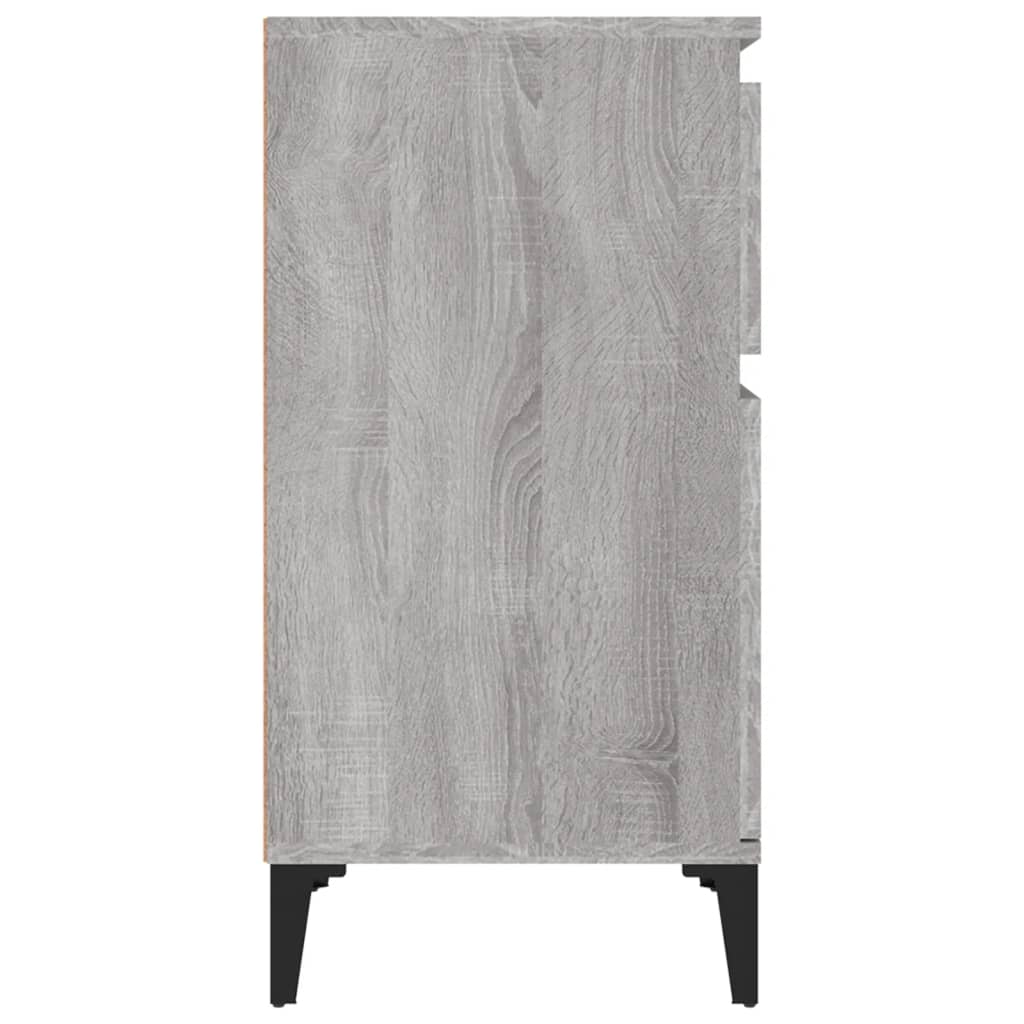 Tables de chevet 2 pcs sonoma gris 40x35x70 cm - XIOS
