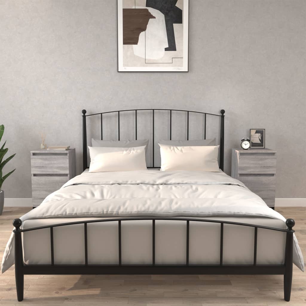 Tables de chevet 2 pcs sonoma gris 40x35x70 cm - XIOS