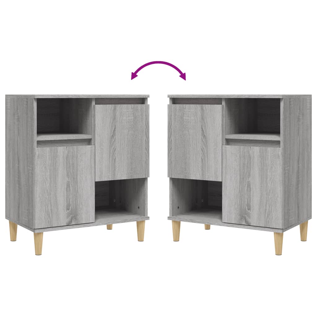 Buffet Sonoma gris 60x35x70 cm Bois d'ingénierie - XIOS