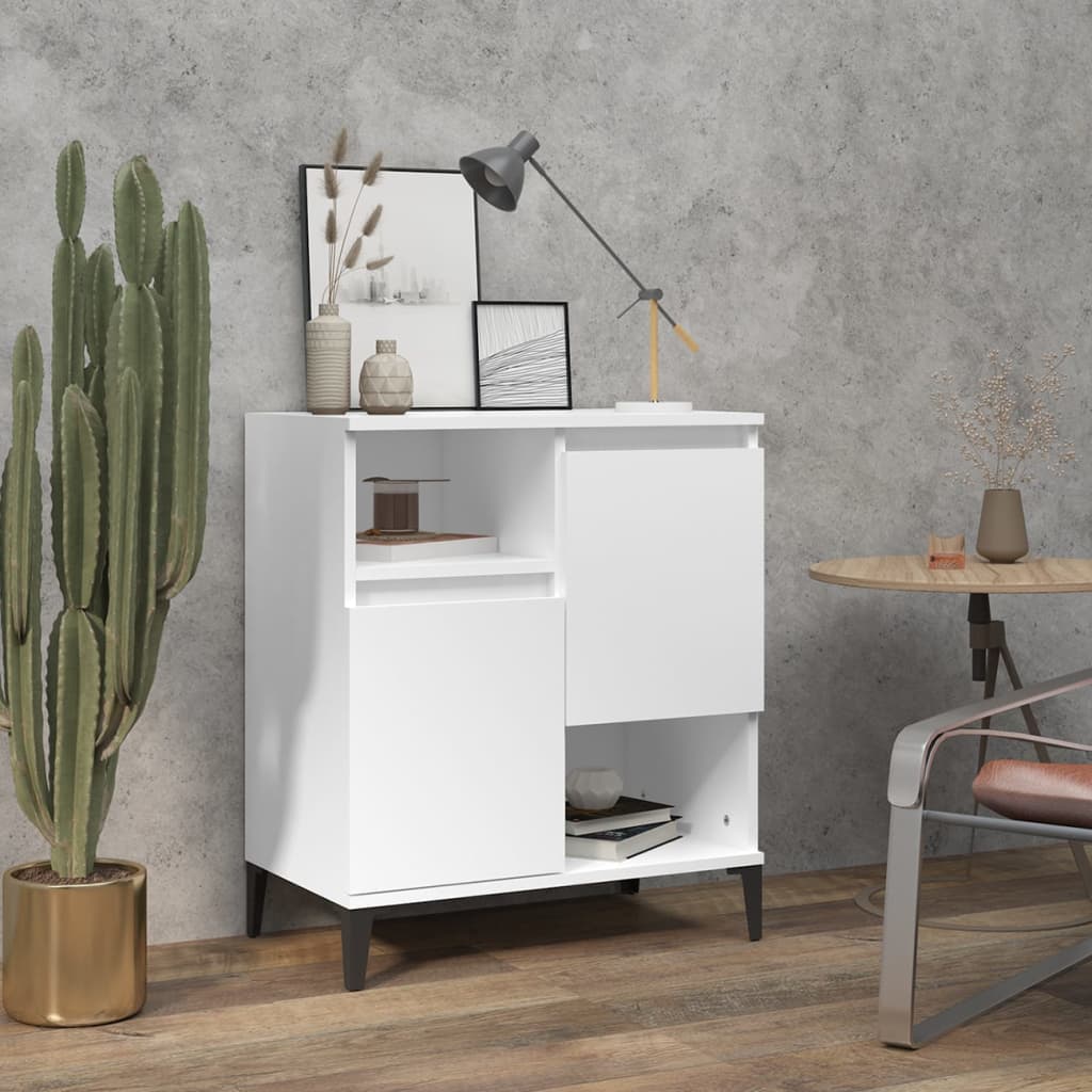 Buffet Blanc 60x35x70 cm Bois d'ingénierie - XIOS