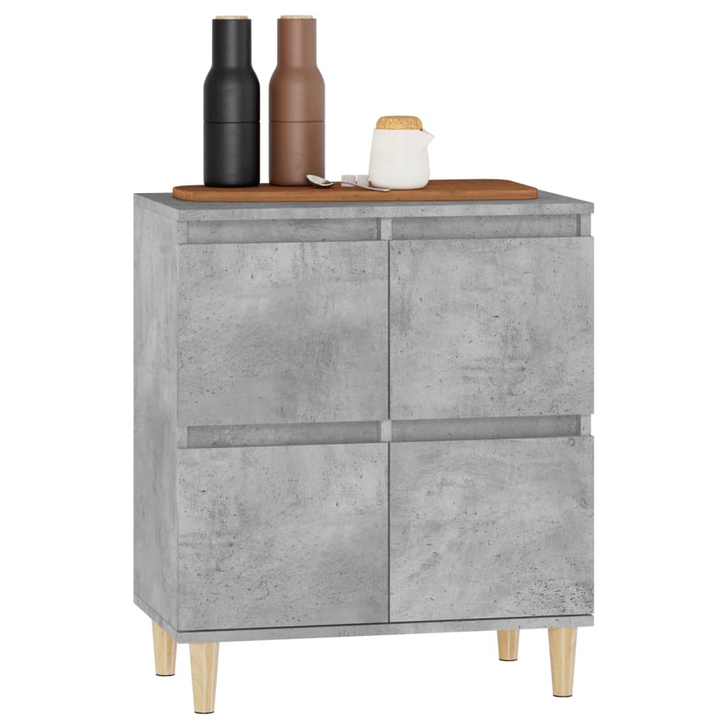 Buffet Gris béton 60x35x70 cm Bois d'ingénierie - XIOS