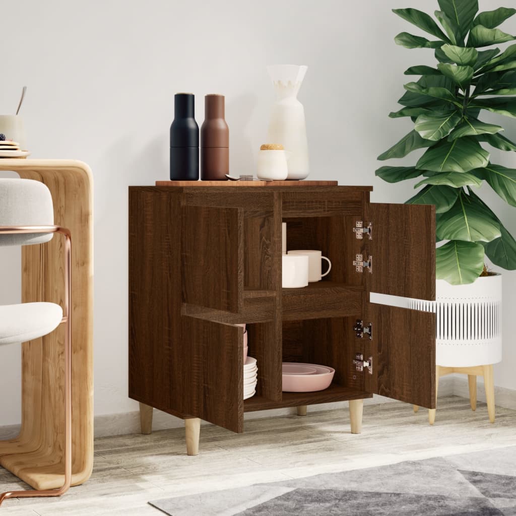 Buffet Chêne marron 60x35x70 cm Bois d'ingénierie - XIOS