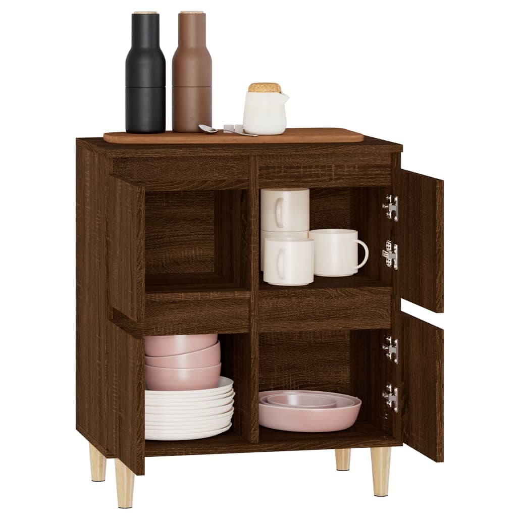 Buffet Chêne marron 60x35x70 cm Bois d'ingénierie - XIOS