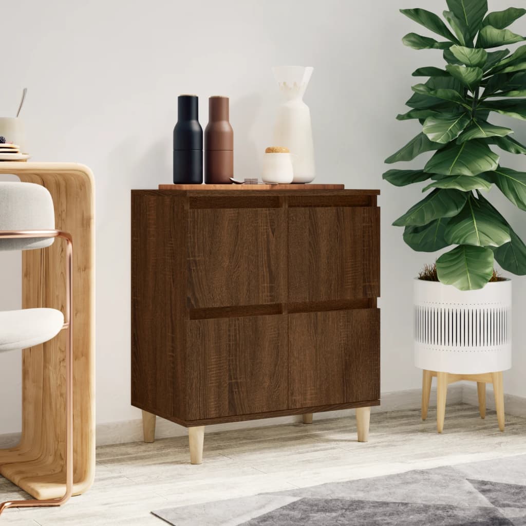 Buffet Chêne marron 60x35x70 cm Bois d'ingénierie - XIOS