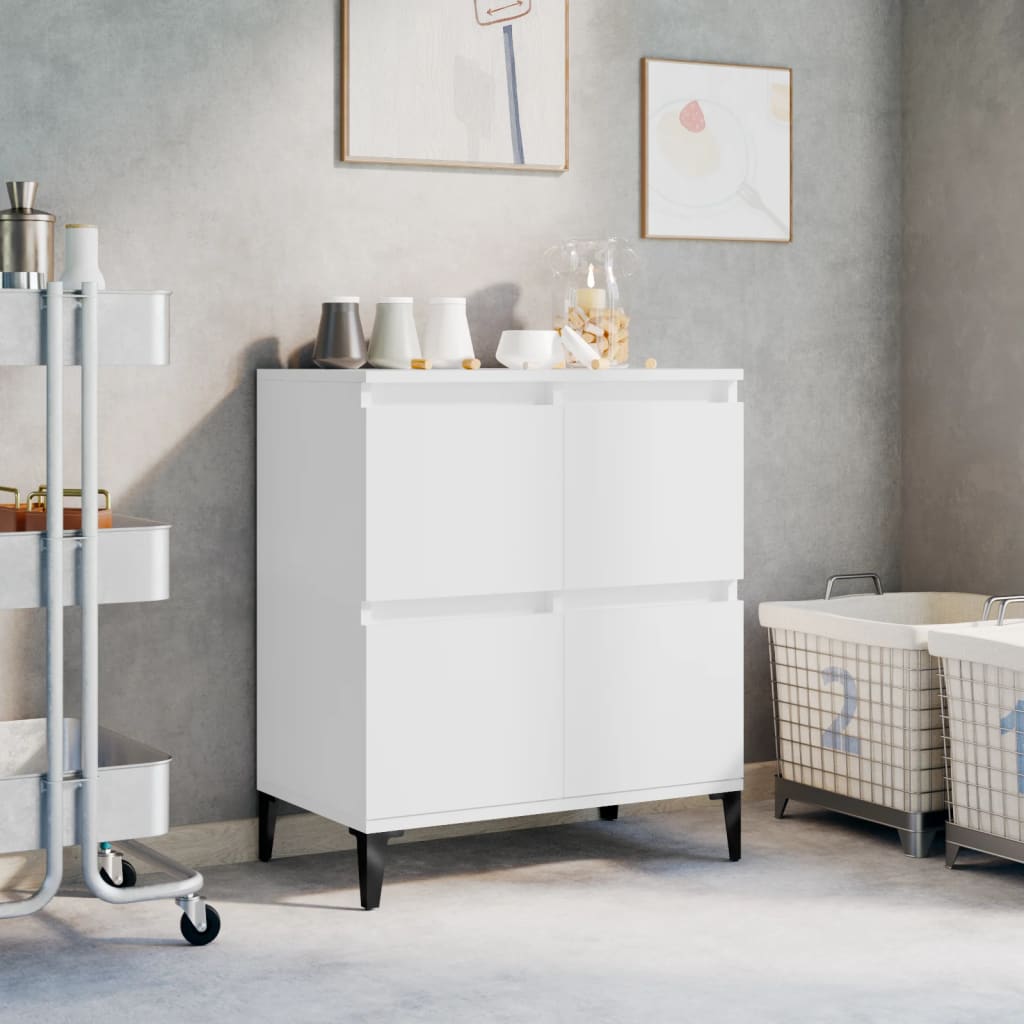 Buffet Blanc 60x35x70 cm Bois d'ingénierie - XIOS